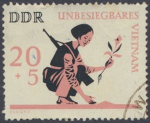 German Democratic Republic  SC# B144  Used  Woman Planting  see details & scans