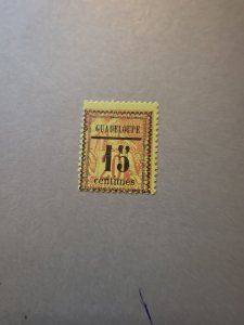 Stamps Guadeloupe Scott #8 h