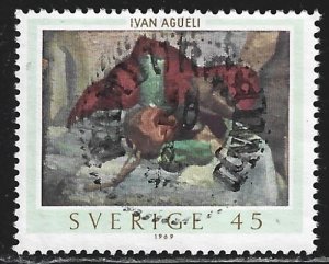 Sweden #821b   used