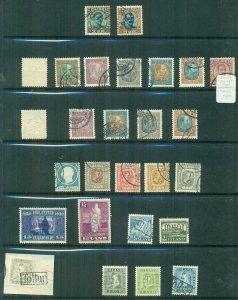 ICELAND TOLLUR CANCEL Collection, many diff cancels, incl 70 w/Tollur cancels VF