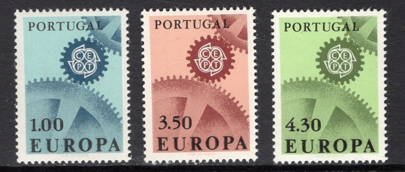 Portugal  #994-996  MNH  1967   Europa