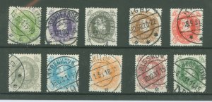 Denmark #210-219 Used Single (Complete Set)