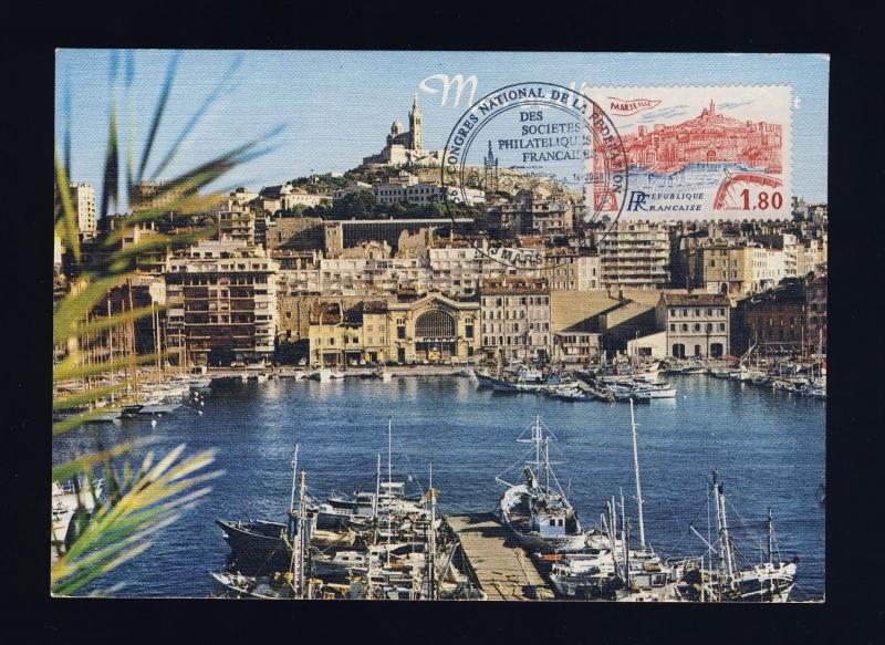 FRANCE - 1983 - Yv.2273 1fr80 MARSEILLE CONGRES FSPF CARTE MAXIMUM FDC