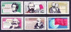 Germany DDR 2332-37 MNH 1983 Famous Portraits Full Set of 6 Very Fine