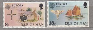 ISLE OF MAN 1981 Europa CEPT Ships MNH(**) Sc 191-192 #HS193