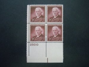 #1062 3c George Eastman Plate Block #25010 LL MNH OG F/VF includes New Mount