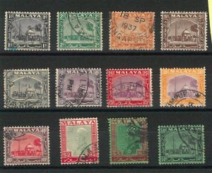 60787 - MALAYA: Selangor - STAMPS: SG # 29 / 40 UNCOMPLETE Used - VERY FINE!!-