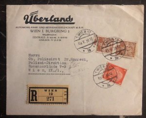 1939 Vienna Austria Mixed Frank Cover Locally Used Uberland Co