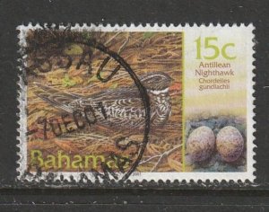 2001 Bahamas - Sc 1009 - used VF - 1 single - Antillean Nighthawk