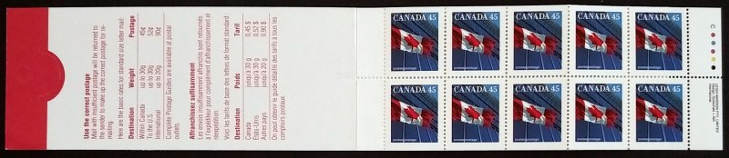 Canada 1995,Flag Booklet MNH  # BK177b