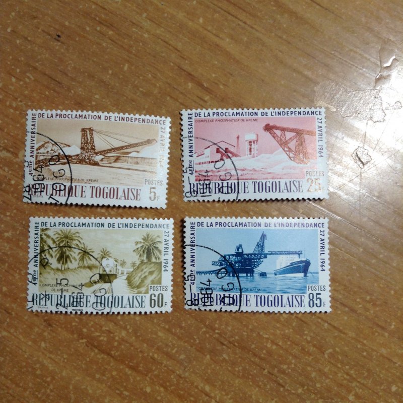 Togo  # 479-82  used