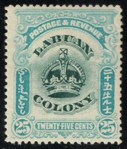 Labuan #107 Crown; Unused