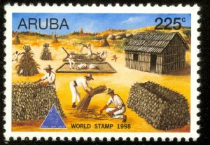 ARUBA 1998 WORLD STAMP DAY Issue Sc 166 MNH