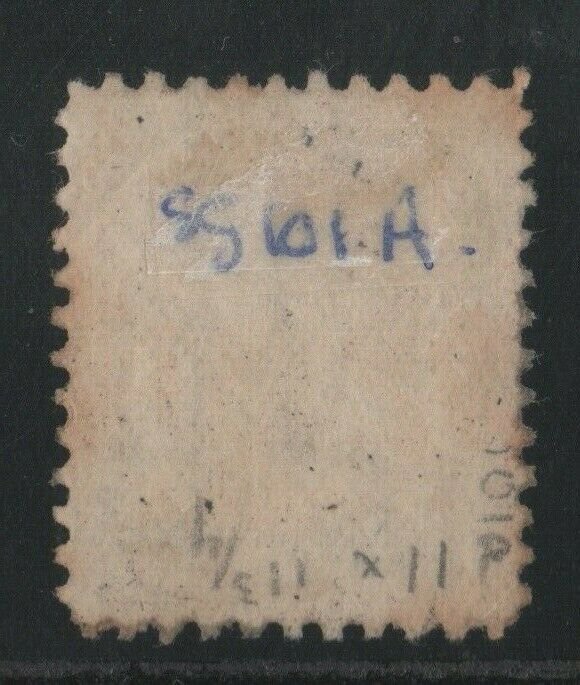 Fiji 1898 SG97 1d Rosy Mauve QV 11.75 perf - used