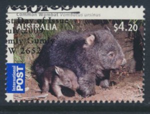 Australia SC# 3099 SG 3221 Used Bush Babies Wombat see details & scan