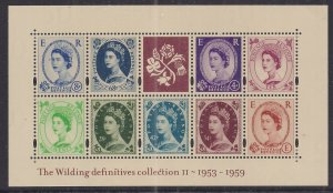 GB 2003 QE2 50th Anniv.Wilding Definitives M/S 2nd Issue MS2367 Umm ( G580 )