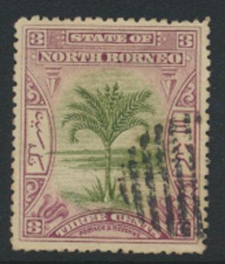 North Borneo  SG 96a   Used  perf 15 please see scan & details