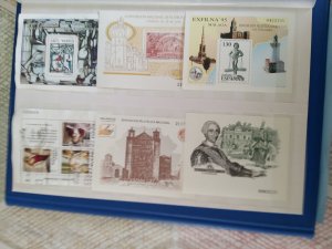 Spain 6 Minisheets MNH