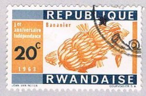 Rwanda 34 Used Bananas 1963 (BP29523)