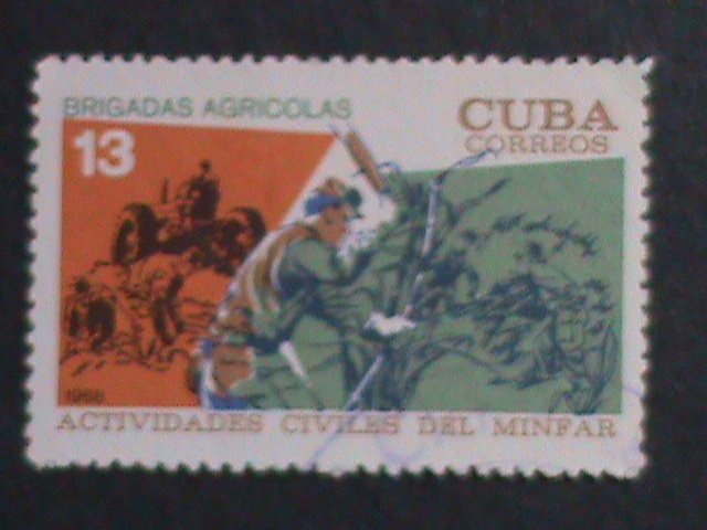 ​CUBA-1968-SC#1377 ACTIVITIES OF CIVILIAN-USED VERY FINE WE SHIP TO WORLDWIDE