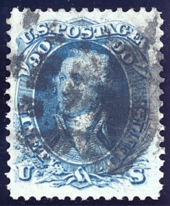 US 72 90c 1861 George Washington used PSAG cert