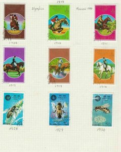 south korea stamps page ref 16937