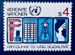 UN Vienna #15 & #16  Economic and Social Council (1980)  MNH