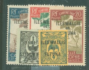 Wallis & Futuna Islands #1/J16  Multiple