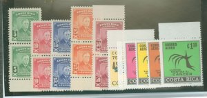 Costa Rica #251/C501 Mint (NH) Multiple