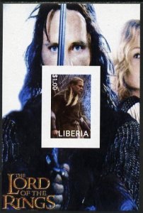 Liberia 2003 Lord of the Rings #4 imperf s/sheet unmounte...