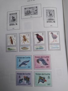 collection on pages Tristan da Cunha 1980-90 PT: CV $113