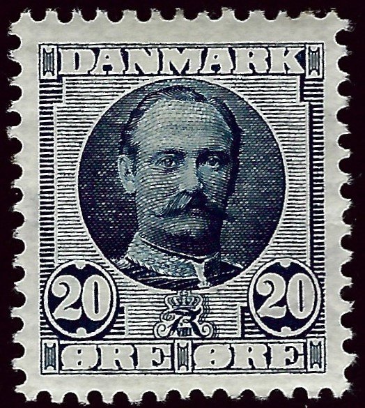 Denmark SC#74 Mint F-VF hr...Bid to Win!