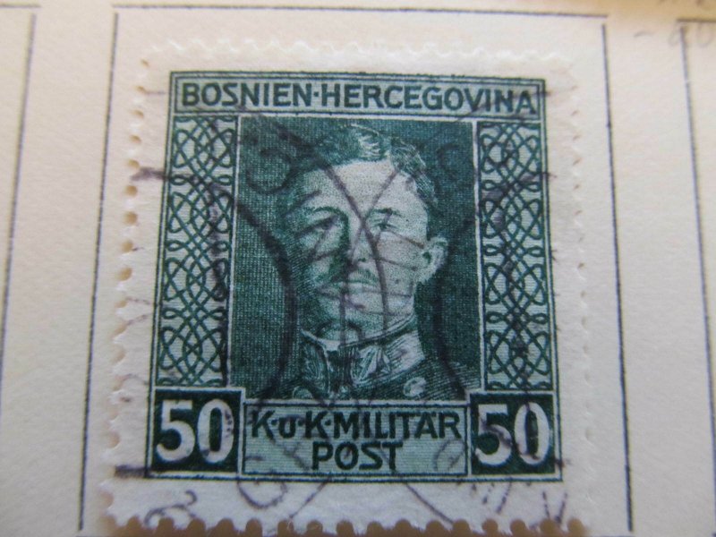 Bosnia & Herzegovina 1917 50h fine used stamp A13P18F75