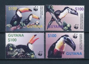 [53495] Guyana 2003 Birds Oiseaux�Uccelli   MNH WWF