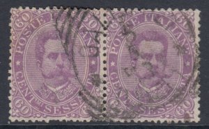 Italy Regno - Sassone n. 47  cv 215$  used couple