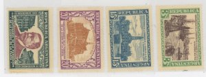 Argentina #409/413 Unused