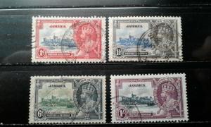 Jamaica #109-112 used e192.3562