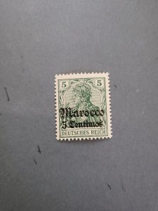 Stamps German Offices in Morocco Scott #34 never hinged