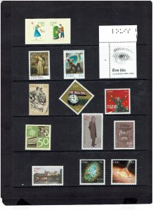 Ireland: 2009, Collection of  Single Stamp Issues, Mint Never Hinged