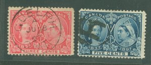 Canada #53-54 Used Multiple (Jubilee)