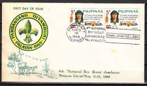 Philippines, Scott cat. 1019. National Boy Scout Jamboree. First day cover. ^