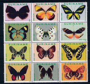 [SU1861] Suriname Surinam 2012 Butterflies MNH