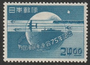 Japan 1949 Sc 477 MH* small thin