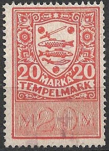 Estonia Eesti - 10 old Stempelmark stamps (revenues fiscals taxe) various design