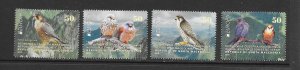 BIRDS - MACEDONIA #815a-d MNH