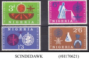 NIGERIA - 1962 MALARIA ERADICATION - 4V - MINT NH