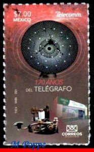 21-24 MEXICO 2021 TELEGRAPH, 170 YEARS, COMMUNICATION, SCIENCE, MNH