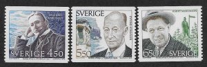 SWEDEN SC# 2102-4  FVF/MNH 1994