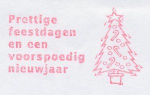 Meter cut Netherlands 1997 Christmas tree - Candy cane