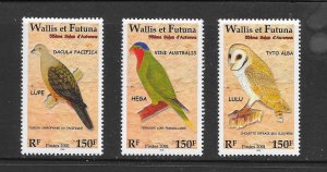 BIRDS - WALLIS & FUTUNA #544a-d MNH